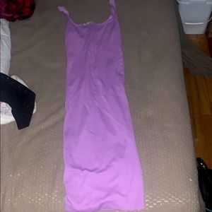 Light purple long bodycon